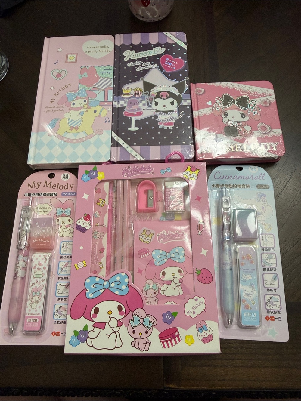 Sanrio Pink My Melody & Friends Stationery Gift Set